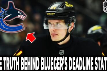 Strategy or Silence: The Real Reason Teddy Blueger Stayed in Vancouver VANCOUVER CANUCKS NEWS TODAY!
