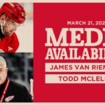 James van Riemsdyk, Todd McLellan Morning Skate Media | March 21, 2026