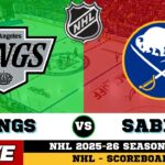 🔴LIVE : Buffalo Sabres Vs Los Angeles Kings | NHL 2026 | NHL Live SCOREBOARD
