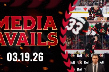 Brady Tkachuk, Thomas Chabot, James Reimer, Travis Green Postgame Media vs NYI