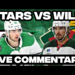 Dallas Stars Vs Minnesota Wild LIVE COMMENTARY! | 2025-26 NHL Season