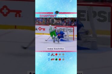 NHL Shootout Highlights: Colorado Avalanche vs Carolina Hurricanes