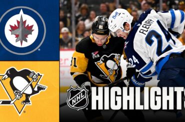 Jets vs. Penguins | NHL Highlights | March 21, 2026