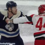 Nicolas Deslauriers vs Mathieu Olivier | Hurricanes vs Blue Jackets | Mar 17, 2026