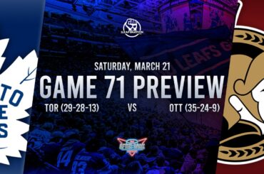Toronto Maple Leafs vs Ottawa Senators Game 71 Preview: Lineups, Goaltenders, & Best Bets