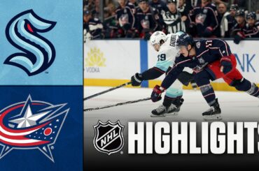 Kraken vs. Blue Jackets | NHL Highlights | March 21, 2026