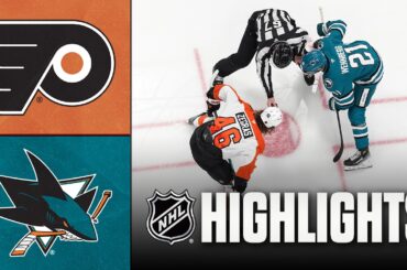 Flyers vs. Sharks | NHL Highlights | March 21, 2026