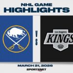 NHL Highlights | Sabres vs. Kings - March 21, 2026