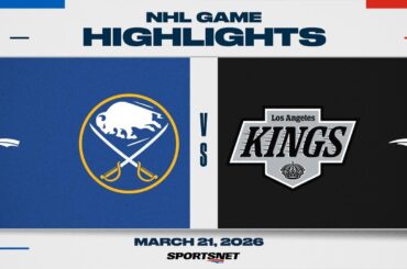 NHL Highlights | Sabres vs. Kings - March 21, 2026
