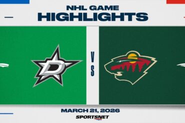 NHL Highlights | Stars vs. Wild - March 21, 2026