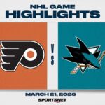 NHL Highlights | Flyers vs. Sharks - March 21, 2026