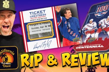 Hunting Gretzky Autos! | California Dave Rips & Reviews: New York Rangers Centennial Hobby Box