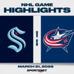 NHL Highlights | Kraken vs. Blue Jackets - March 21, 2026