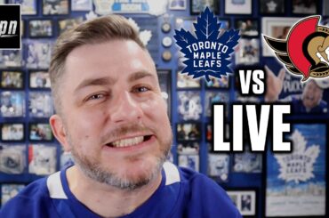 Toronto Maple Leafs vs Ottawa Senators | LIVE w/ Steve Dangle