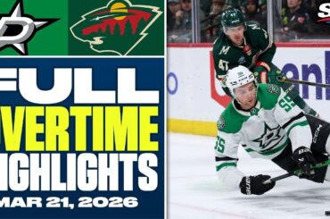 Dallas Stars at Minnesota Wild | FULL Overtime Highlights - March 21, 2026