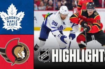 Maple Leafs vs. Senators | NHL Highlights | March 21, 2026
