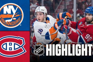 Islanders vs. Canadiens | NHL Highlights | March 21, 2026
