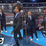 Chris Chelios does his best Brad Marchand impression 😂 | NHL on TNT