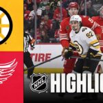 Bruins vs. Red Wings | NHL Highlights | March 21, 2026