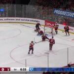 What a play by William Carrier to set up Jankowski 🧠  Hurricanes vs Capitals