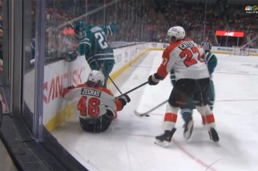 Noah Cates Stands Up For Trevor Zegras