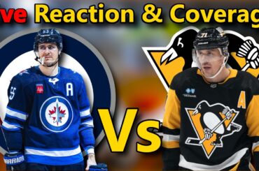 Penguins in a Playoff DOGFIGHT 😳 | Winnipeg Jets vs Penguins LIVE