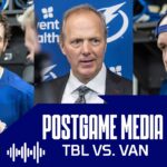 Postgame Media vs VAN | Cirelli, Raddysh, Cooper