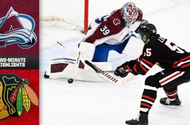 Chicago Blackhawks vs. Colorado Avalanche (3/20/26) | Game Highlights | CHSN Blackhawks