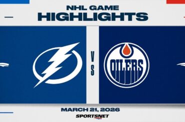 NHL Highlights | Lightning vs. Oilers - March 21, 2026