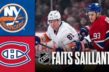 Islanders vs Canadiens 21/03/26 | Faits saillants