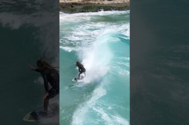 PRO Skimboarder Epic Ride @AustinKeen Sprinting to catch the wave! #AustinKeen #SoLagLocal #Shorts