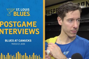 March 21: Postgame Interviews