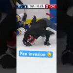 This Blackhawks Fan Just Ran Onto the Ice 😳🏒😳