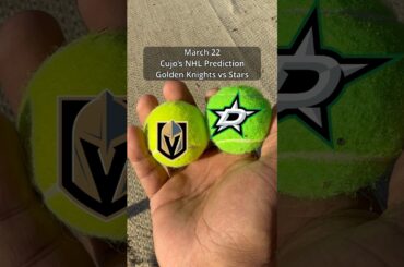 Cujo’s NHL Picks | Vegas Golden Knights vs Dallas Stars 🏒 03-22-2026 #CujoCatches