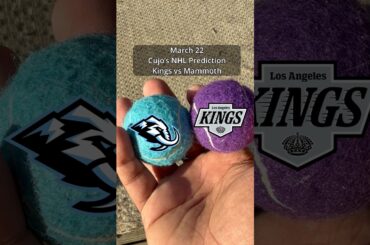 Cujo’s NHL Picks | Los Angeles Kings vs Utah Mammoth 🏒 03-22-2026 #CujoCatches