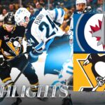 Pittsburgh Penguins vs. Winnipeg Jets - Game Highlights
