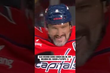 Ovi is 1 Goal Away From 1000 Regular Season and Playoff Goals 9️⃣9️⃣9️⃣