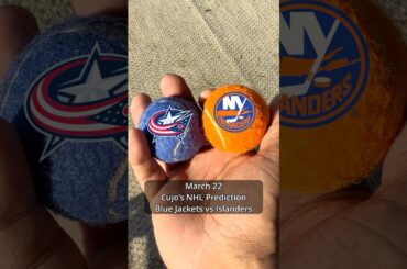 Cujo’s NHL Picks | Columbus Blue Jackets vs New York Islanders 🏒 03-22-2026 #CujoCatches