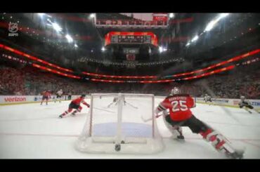JONAS SIEGENTHALER MAKES THE DEFENSIVE SAVE OF THE YEAR! #NJDevils #NHLBruins