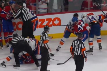 Ça brasse entre Nick Suzuki et Mathew Barzal!
