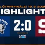 Highlights ČF2 | HC Škoda Plzeň vs. HC Sparta Praha 2:0 | 19.03.2026