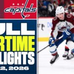 Colorado Avalanche at Washington Capitals | FULL Overtime Highlights - March 22, 2026