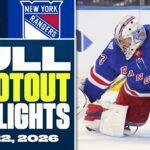 Winnipeg Jets at New York Rangers | FULL Shootout Highlights - March 22, 2026
