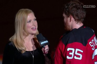 Cory Schneider Appreciates the Fans For Sticking Behind Him | New Jersey Devils Post Game