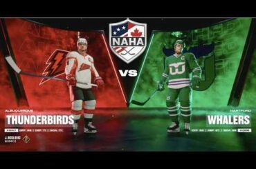 NAHA 2025-26 Season - Albuquerque Thunderbirds (13-11-0) @ Hartford Whalers (16-7-4)