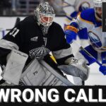WRONG CALL: LA Kings decision contributes to a loss and for now costs the team a playoff spot