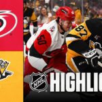 Hurricanes vs. Penguins | NHL Highlights | March 22, 2026