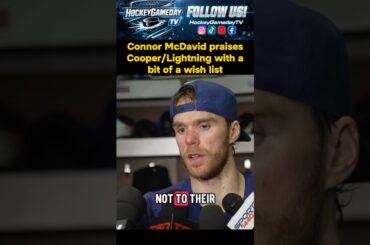 Connor McDavid thankful to be in Pacific division,envy for Tampa Bay #Lightning #NHL #Hockey #Oilers