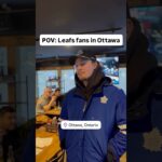 What a warm welcome to Ottawa! #magzy #hockey #leafs #sens #toronto #ottawa #nhl #senators #leafs