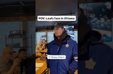 What a warm welcome to Ottawa! #magzy #hockey #leafs #sens #toronto #ottawa #nhl #senators #leafs